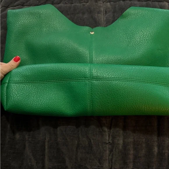 Anthropologie Love Knot Slouchy Bag in Green ☘️ - Picture 6 of 10